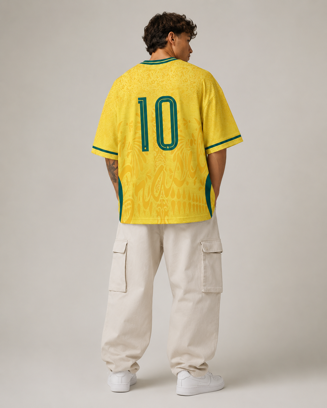 Brazil '10' Oversized Jersey T-Shirt