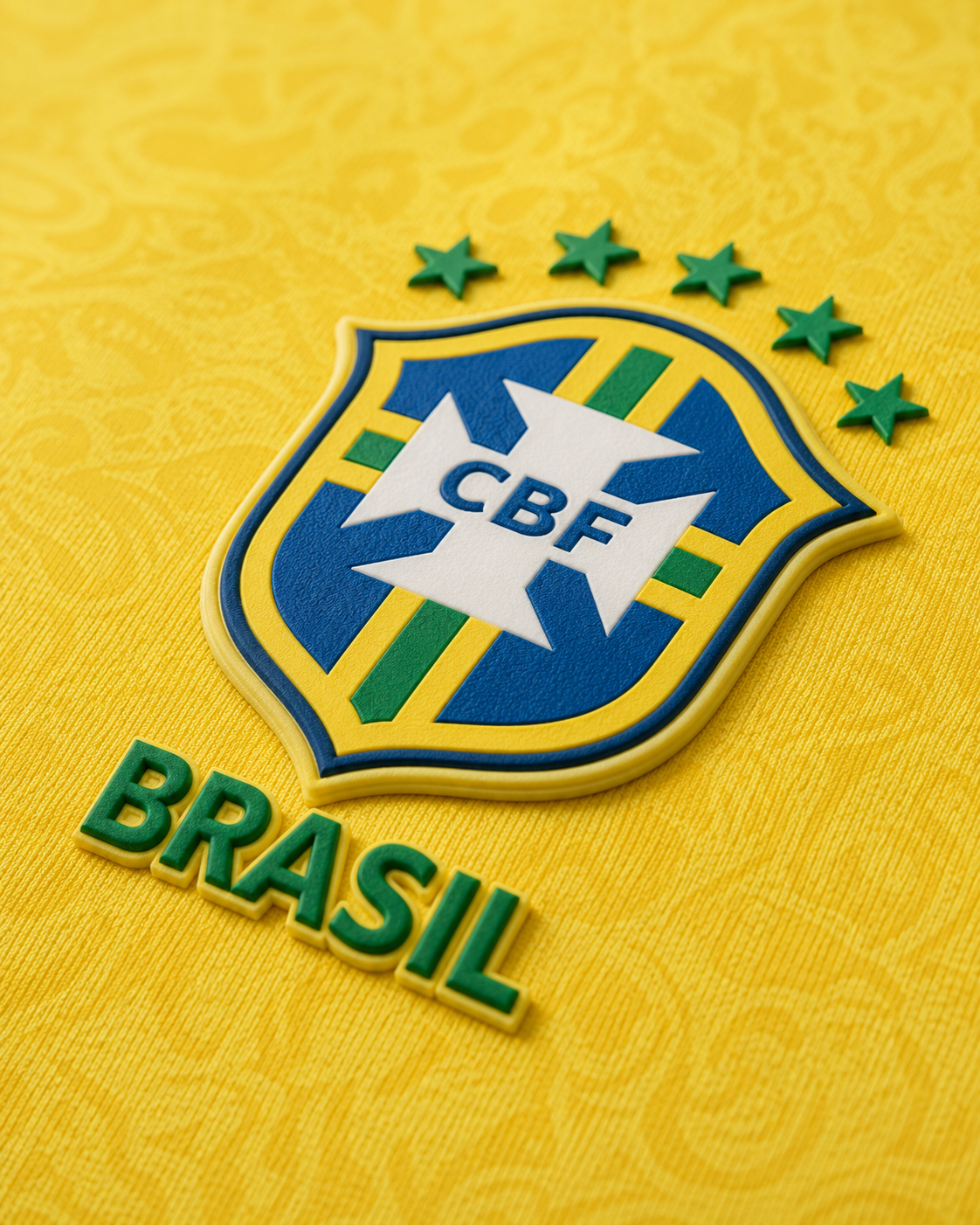 Brazil '10' Oversized Jersey T-Shirt