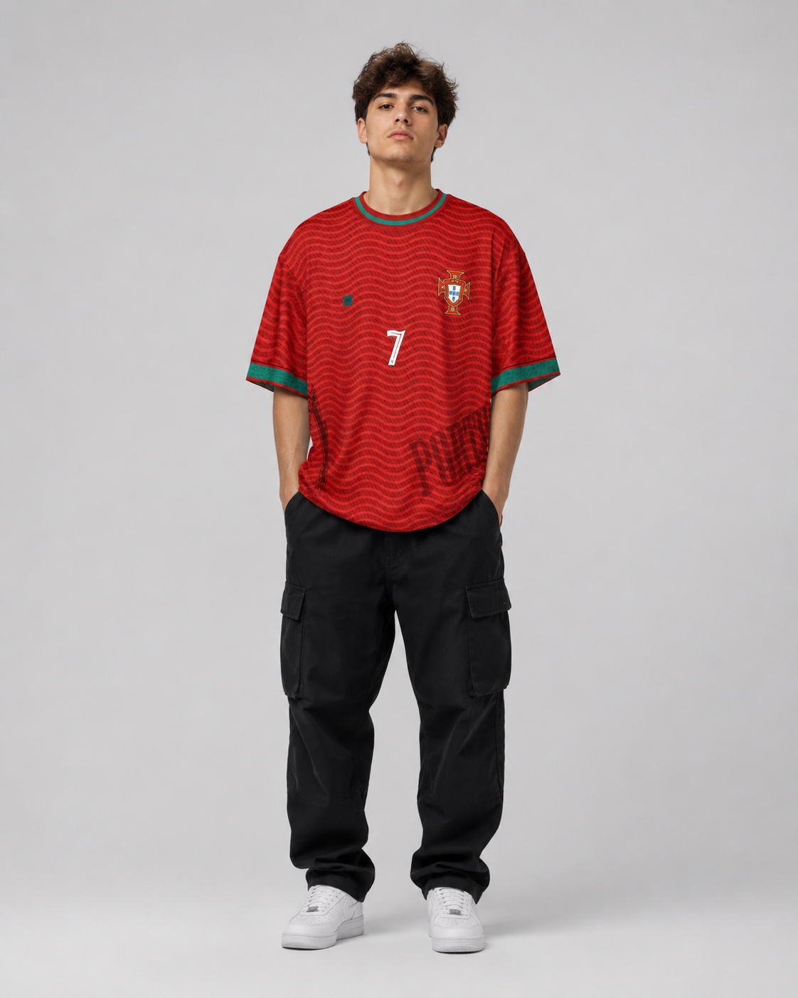 Portugal '7' Oversized Jersey T-Shirt