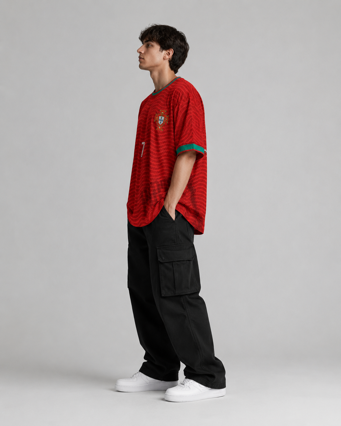 Portugal '7' Oversized Jersey T-Shirt