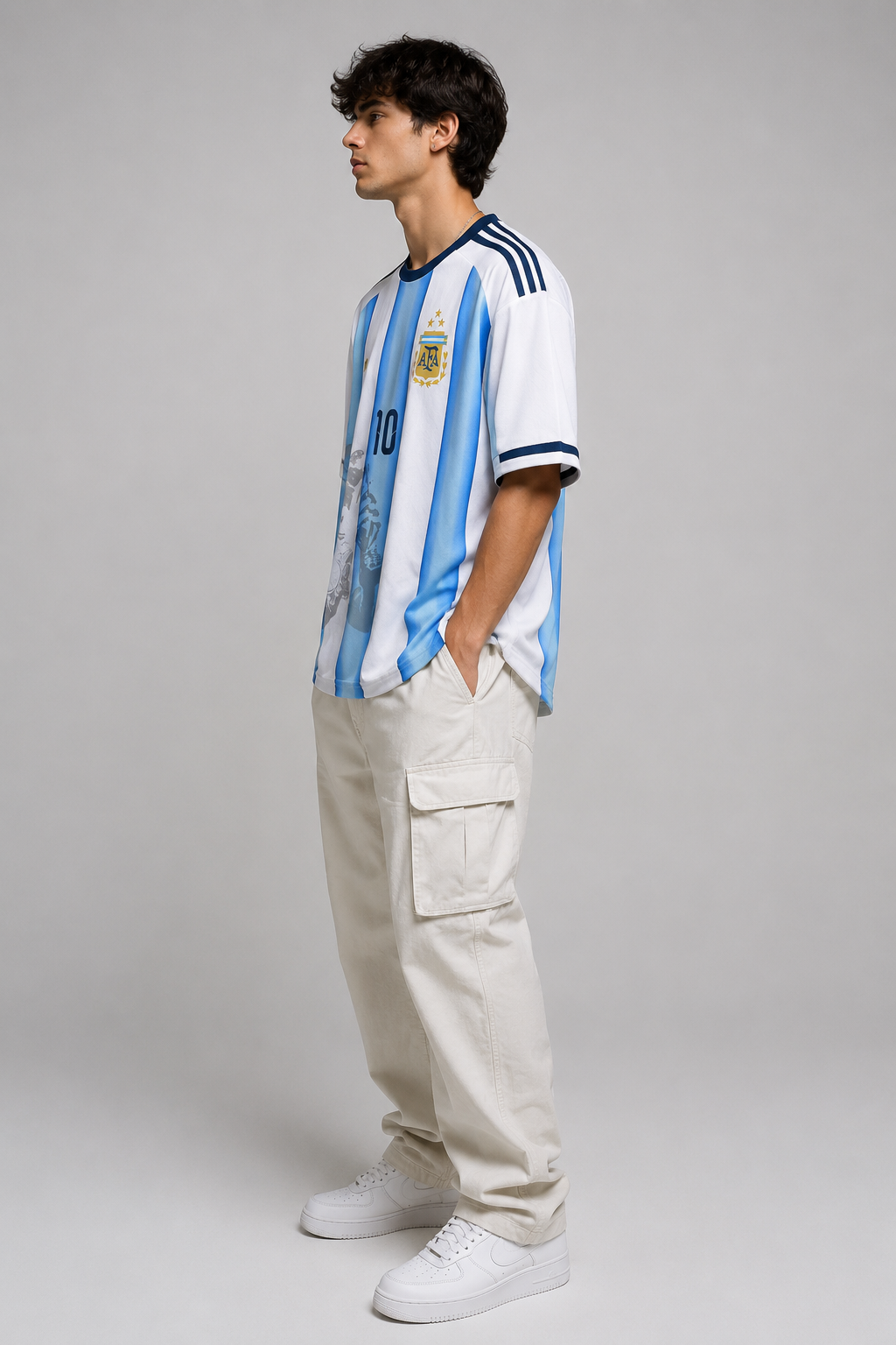 Argentina '10' Oversized Jersey T-Shirt