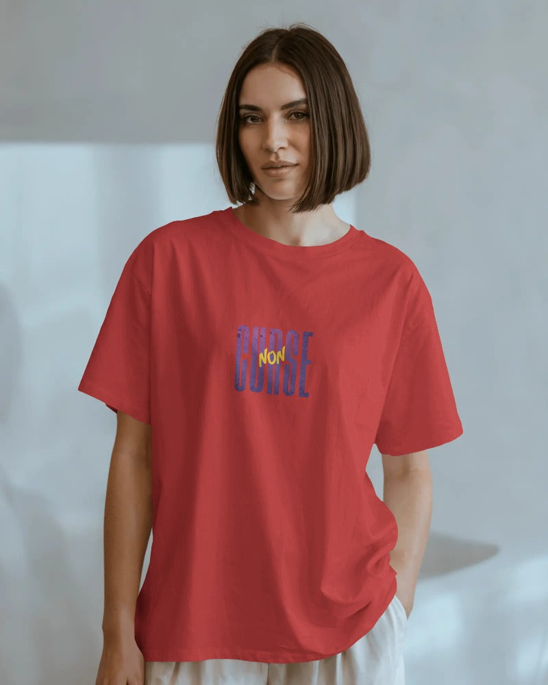 OTAKU — TOJI “Chosen None” Oversized Tee (RED)