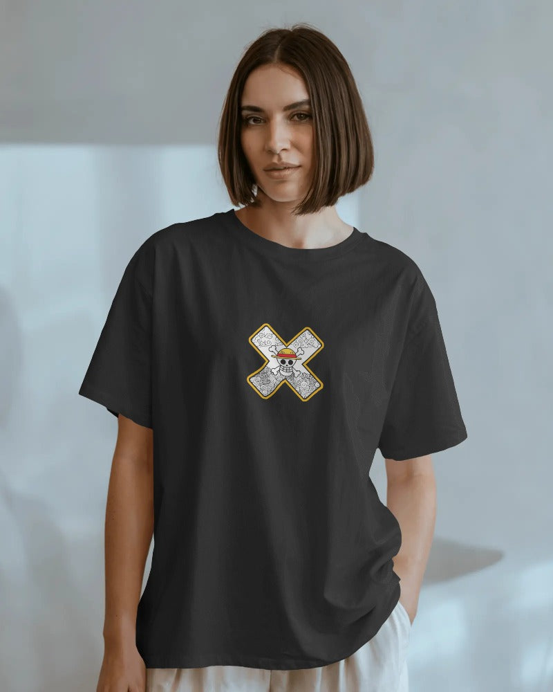 BLACK – Gear Undefeated Oversized Anime Tee