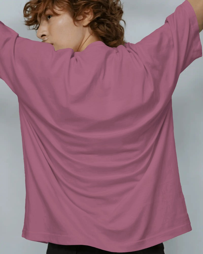 OTAKU — Sukuna Curse King Oversized Tee (Dusty Pink)