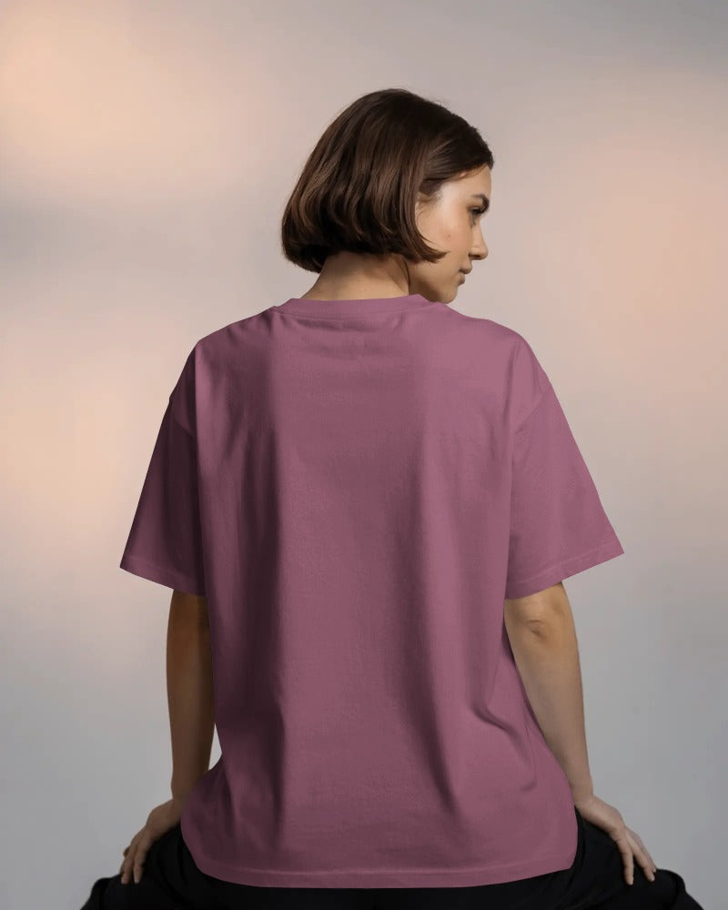 OTAKU — Sukuna Curse King Oversized Tee (Dusty Pink)