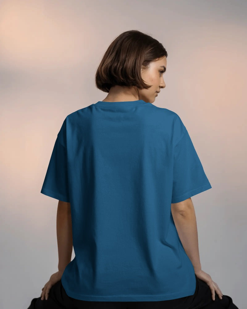 OTAKU — Gojo Infinity Oversized Tee (Teal Blue)